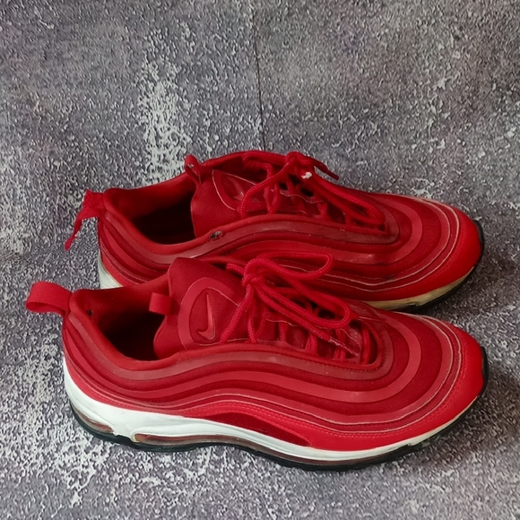 Nike Air Max 97 Ultra 17 Gym Red (Women's) Sneakers 917704-601 - Picture 4 of 10